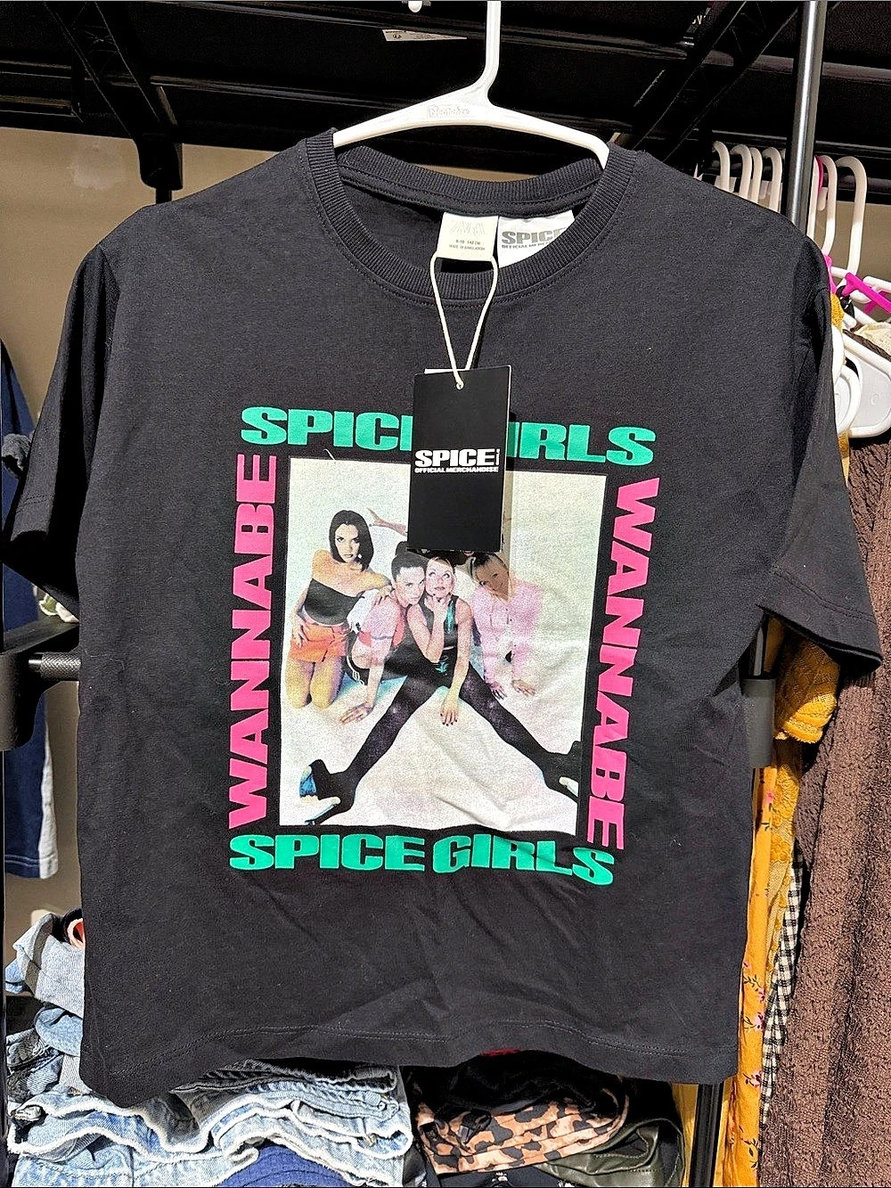 Zara Spice Girls Graphic Print T-Shirt Girls 9-10